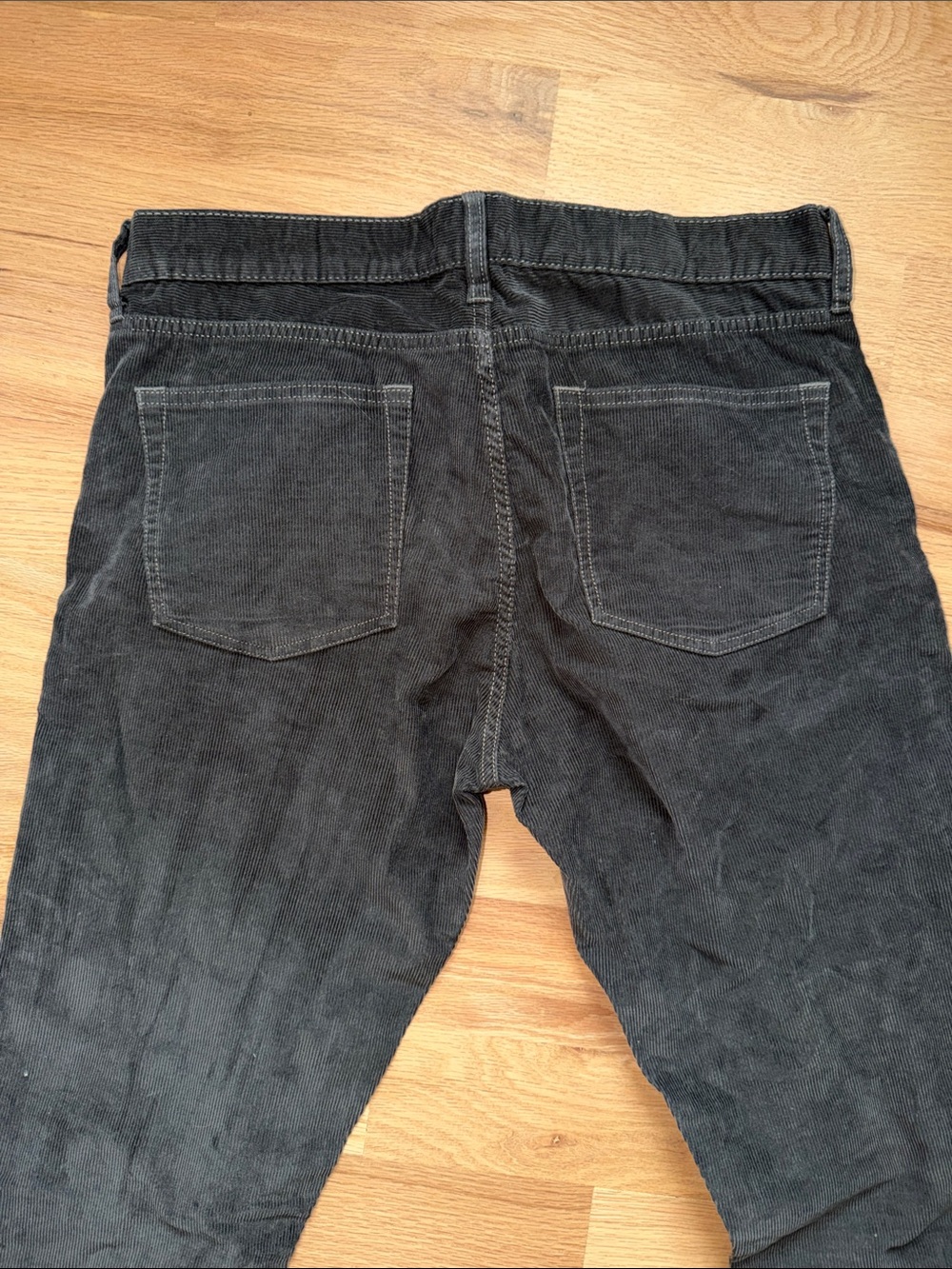 J. Crew Men's Style 250 Corduroy Pants in Dark Gray Waist 34 x Length 34 - Picture 12 of 16